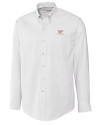 Virginia Tech Hokies Cutter & Buck Epic Easy Care Nailshead Mens Big and Tall Long Sleeve Dress Shirt White Mannequin Thumbnail Image