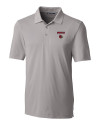 Louisville Cardinals Cutter & Buck Forge Stretch Mens Polo Polished Medium Gray Mannequin Thumbnail Image