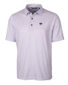 Kansas State Wildcats Cutter & Buck Pike Double Dot Print Stretch Mens Big and Tall Polo College Purple Mannequin Thumbnail Image