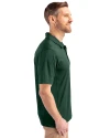 Michigan State Spartans Cutter & Buck Prospect Eco Textured Stretch Recycled Mens Big & Tall Polo Hunter Green Side Thumbnail Image