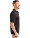 LSU Tigers Cutter & Buck Prospect Eco Textured Stretch Recycled Mens Big & Tall Polo Black Side Thumbnail Image