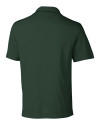 Michigan State Spartans Cutter & Buck CB Drytec Genre Textured Solid Mens Big and Tall Polo Hunter Green Mannequin Back Thumbnail Image