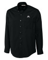 Minnesota Golden Gophers Cutter & Buck Epic Easy Care Fine Twill Mens Big and Tall Dress Shirt Black Mannequin Thumbnail Image