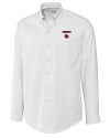 Louisville Cardinals Cutter & Buck Epic Easy Care Nailshead Mens Big and Tall Long Sleeve Dress Shirt White Mannequin Thumbnail Image