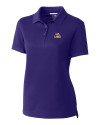LSU Tigers Cutter & Buck Advantage Eco Tri-Blend Pique Womens Polo College Purple Mannequin Thumbnail Image