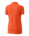 Illinois Fighting Illini Cutter & Buck Advantage Eco Tri-Blend Pique Womens Polo College Orange Mannequin Back Thumbnail Image