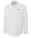 North Carolina Tar Heels Cutter & Buck Epic Easy Care Nailshead Mens Big and Tall Long Sleeve Dress Shirt White Mannequin Thumbnail Image