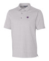 Kansas State Wildcats Cutter & Buck Forge Heathered Stretch Mens Polo Polished Heather Mannequin Thumbnail Image