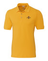 Iowa State Cyclones Cutter & Buck Advantage Eco Tri-Blend Pique Mens Polo College Gold Mannequin Thumbnail Image