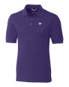 Kansas State Wildcats Cutter & Buck Advantage Eco Tri-Blend Pique Mens Polo College Purple Mannequin Thumbnail Image