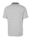 Oregon State Beavers Cutter & Buck Forge Tonal Stripe Stretch Mens Big and Tall Polo Polished Medium Gray Mannequin Back Thumbnail Image