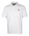 San Diego State Aztecs Cutter & Buck Advantage Tri-Blend Jersey Mens Big and Tall Pocket Polo White Mannequin Thumbnail Image
