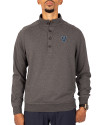 Villanova Wildcats Cutter & Buck Saturday Cotton Blend Mens Big and Tall  Mock Pullover Sweatshirt Charcoal Heather Front Thumbnail Image