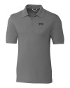 TCU Horned Frogs Cutter & Buck Advantage Eco Tri-Blend Pique Mens Big and Tall Polo Elemental Grey Mannequin Thumbnail Image