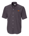 Oregon State Beavers Cutter & Buck Epic Easy Care Nailshead Mens Big and Tall Short Sleeve Dress Shirt Black Mannequin Thumbnail Image