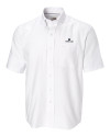 Notre Dame Fighting Irish Cutter & Buck Epic Easy Care Nailshead Mens Big and Tall Short Sleeve Dress Shirt White Mannequin Thumbnail Image