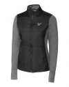 South Florida Bulls Cutter & Buck Stealth Hybrid Quilted Womens Full Zip Windbreaker Jacket Black Mannequin Thumbnail Image
