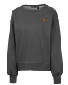 Oregon State Beavers Cutter & Buck Saturday Cotton Blend Womens Crew Neck Sweatshirt Charcoal Heather Mannequin Thumbnail Image