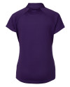 TCU Horned Frogs Cutter & Buck Forge Stretch Womens Short Sleeve Polo College Purple Mannequin Back Thumbnail Image