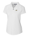 Purdue Boilermakers Cutter & Buck Forge Stretch Womens Short Sleeve Polo White Mannequin Thumbnail Image