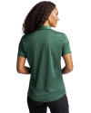 South Florida Bulls Cutter & Buck Prospect Eco Textured Stretch Recycled Womens Short Sleeve Polo Hunter Green Back Thumbnail Image