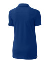 Memphis Tigers Cutter & Buck Advantage Eco Tri-Blend Pique Womens Polo Tour Blue Mannequin Back Thumbnail Image