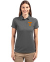 Tennessee Volunteers Cutter & Buck Advantage Eco Tri-Blend Pique Womens Polo Elemental Grey Front Thumbnail Image