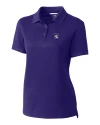 Northwestern Wildcats Cutter & Buck Advantage Eco Tri-Blend Pique Womens Polo College Purple Mannequin Thumbnail Image