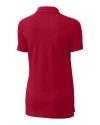 Stanford Cardinal  Cutter & Buck Advantage Eco Tri-Blend Pique Womens Polo Cardinal Red Mannequin Back Thumbnail Image