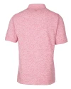 Oklahoma Sooners  Cutter & Buck Advantage Tri-Blend Space Dye Mens Polo Cardinal Red Mannequin Back Thumbnail Image
