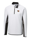 Oregon State Beavers Cutter & Buck Traverse Colorblock Stretch Quarter Zip Mens Pullover White Mannequin Thumbnail Image