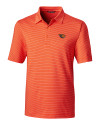 Oregon State Beavers Cutter & Buck Forge Pencil Stripe Stretch Mens Polo College Orange Mannequin Thumbnail Image