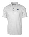 Memphis Tigers Cutter & Buck Pike Double Dot Print Stretch Mens Polo Charcoal Mannequin Thumbnail Image