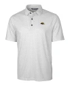 Southern Miss Golden Eagles Cutter & Buck Pike Double Dot Print Stretch Mens Polo Charcoal Mannequin Thumbnail Image