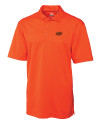 Oklahoma State Cowboys Cutter & Buck Genre Textured Solid Mens Polo College Orange Mannequin Thumbnail Image
