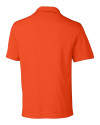 Oklahoma State Cowboys Cutter & Buck Genre Textured Solid Mens Polo College Orange Mannequin Back Thumbnail Image