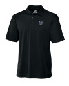 Memphis Tigers Cutter & Buck Genre Textured Solid Mens Polo Black Mannequin Thumbnail Image