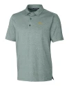 View image 7: Notre Dame Fighting Irish Cutter & Buck Forge Heathered Stretch Mens Polo Hunter Heather Mannequin