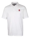 View image 3: NC State Wolfpack Cutter & Buck Advantage Tri-Blend Jersey Mens Pocket Polo White Mannequin
