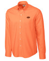 Oklahoma State Cowboys Cutter & Buck Epic Easy Care Nailshead Mens Long Sleeve Dress Shirt College Orange Mannequin Thumbnail Image