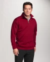 View image 1: Cutter & Buck Big & Tall DryTec Edge Half Zip Chutney Front