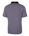 TCU Horned Frogs Cutter & Buck Mens Forge Polo Multi Stripe College Purple Mannequin Back Thumbnail Image