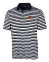 Oklahoma State Cowboys Cutter & Buck Big & Tall Forge Polo Multi Stripe Black Mannequin Thumbnail Image