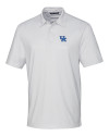 Kentucky Wildcats Cutter & Buck Pike Double Dot Print Stretch Mens Polo White Mannequin Thumbnail Image