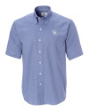 Kentucky Wildcats Cutter & Buck Epic Easy Care Nailshead Mens Big and Tall Short Sleeve Dress Shirt French Blue Mannequin Thumbnail Image