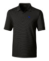 Air Force Falcons Cutter & Buck Forge Pencil Stripe Stretch Mens Polo Black Mannequin Thumbnail Image