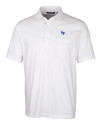 Air Force Falcons Cutter & Buck Advantage Tri-Blend Jersey Mens Big and Tall Pocket Polo White Mannequin Thumbnail Image