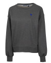 Air Force Falcons Cutter & Buck Saturday Cotton Blend Womens Crew Neck Sweatshirt Charcoal Heather Mannequin Thumbnail Image