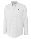 Air Force Falcons Cutter & Buck Epic Easy Care Nailshead Mens Big and Tall Long Sleeve Dress Shirt White Mannequin Thumbnail Image