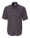 Air Force Falcons Cutter & Buck Epic Easy Care Nailshead Mens Big and Tall Short Sleeve Dress Shirt Black Mannequin Thumbnail Image